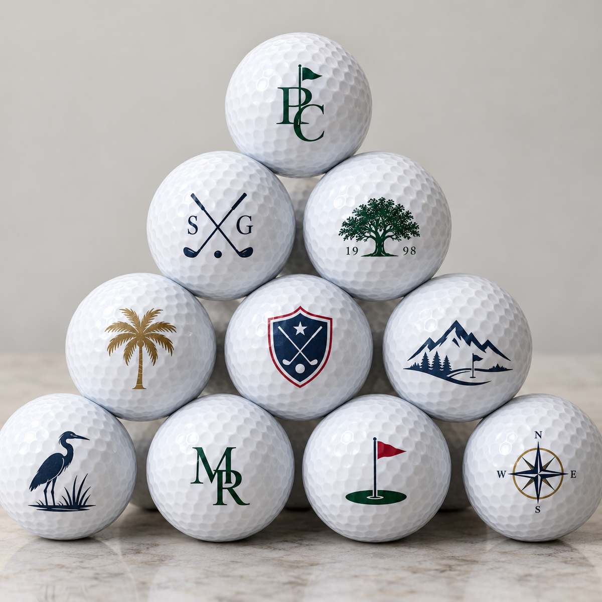 Custom Printed Golf Balls
